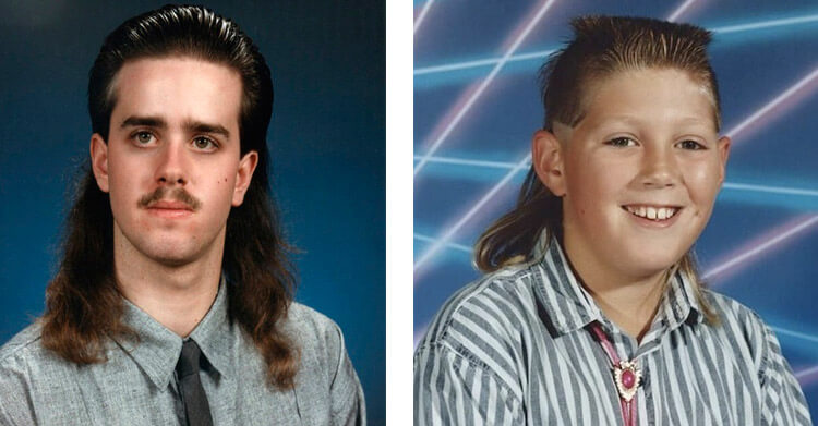 Guttas hår på 80-tallet