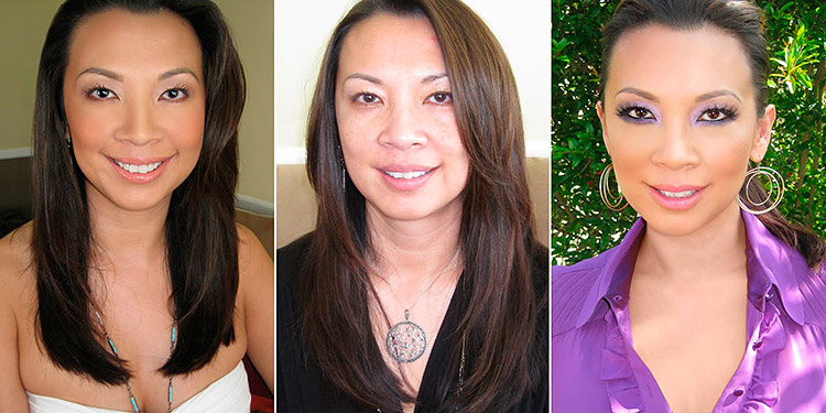 Sminke før og etter