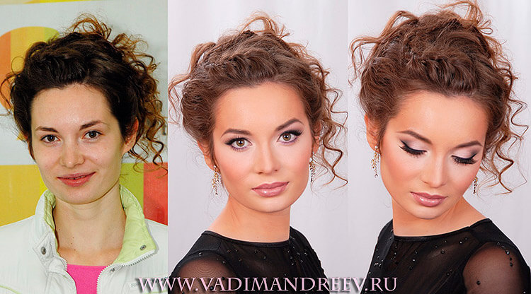 Sminke før og etter